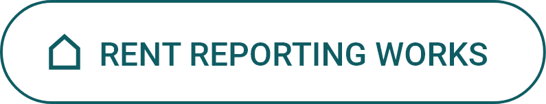 Rent Reporting works pill shaped icon image.