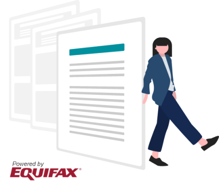Powered by Equifax Logo on Credit Report